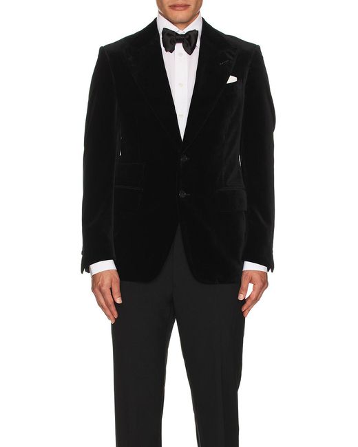 Tom Ford Black Compact Light Jacket for men