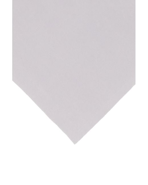 Norma Kamali White X Lifestyle 54 Triangle Scarf