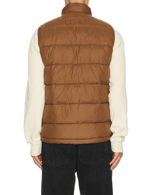 Barbour Brown Offshore Quilted Gilet Vest for men