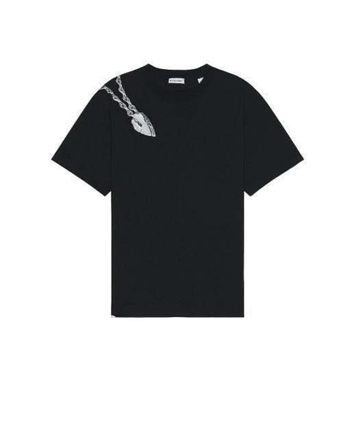 Burberry Black Graphic Tee for men