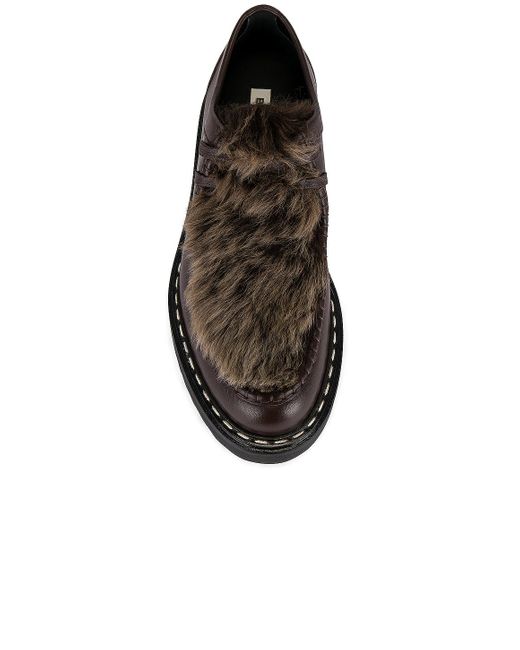 Bally Brown Nadhy Fur Lace Up Boot for men
