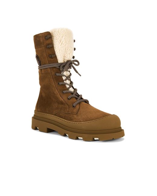 Moncler Brown Vera High Ankle Boot