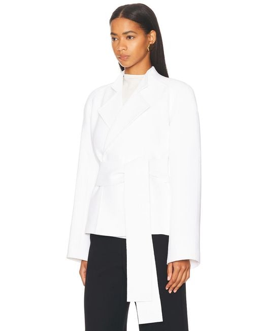 Khaite White Edith Jacket