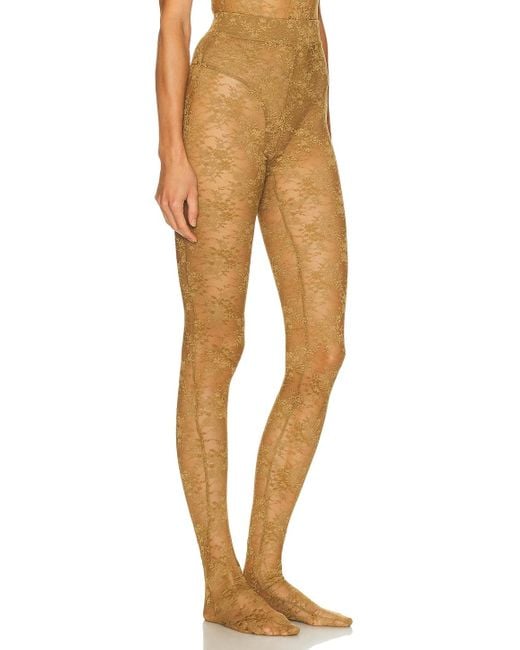 Alex Perry Natural Lace Stocking