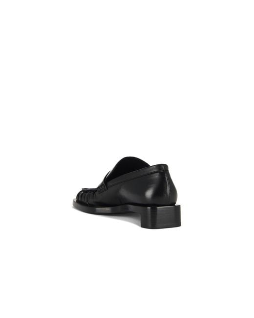 Jil Sander Black Heeled Loafer