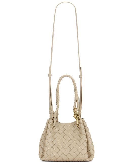 Bottega Veneta Natural Small Andiamo Parachute Bag