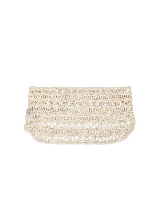 Magda Butrym Natural Crochet Visor