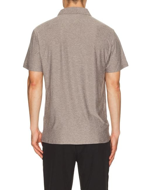 vuori Gray Strato Tech Polo for men