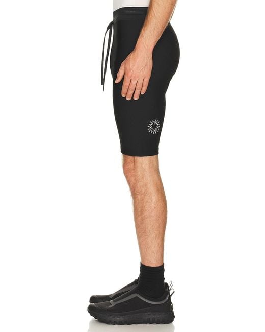 Paradise Zero Black Ribbed Half Tight for men