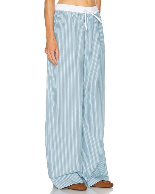 Acne Blue Pijama Striped Pant