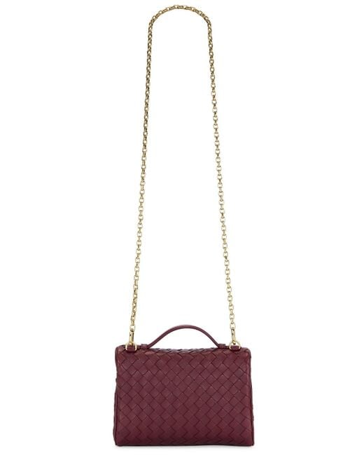 Bottega Veneta Purple Small Soft Vanity Bag