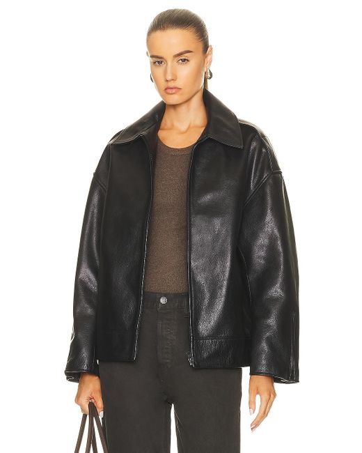 GRLFRND Black Alek Leather Jacket