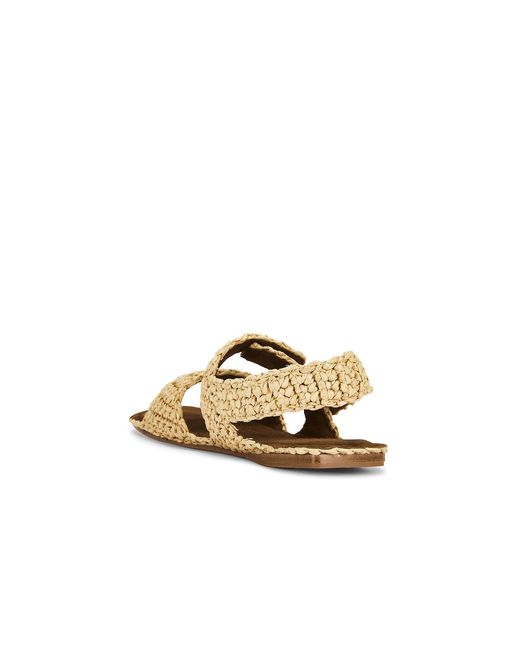 Khaite Metallic Boden Raffia Flat
