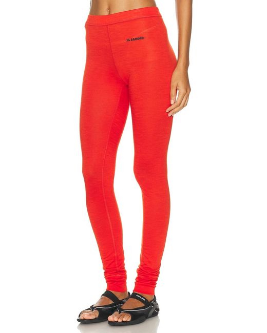 Jil Sander Red 029 Legging