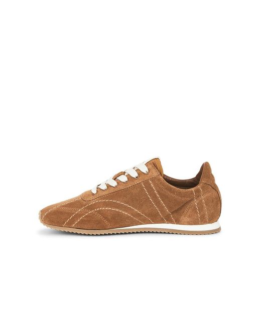 Totême  Brown Flex Suede Sneaker