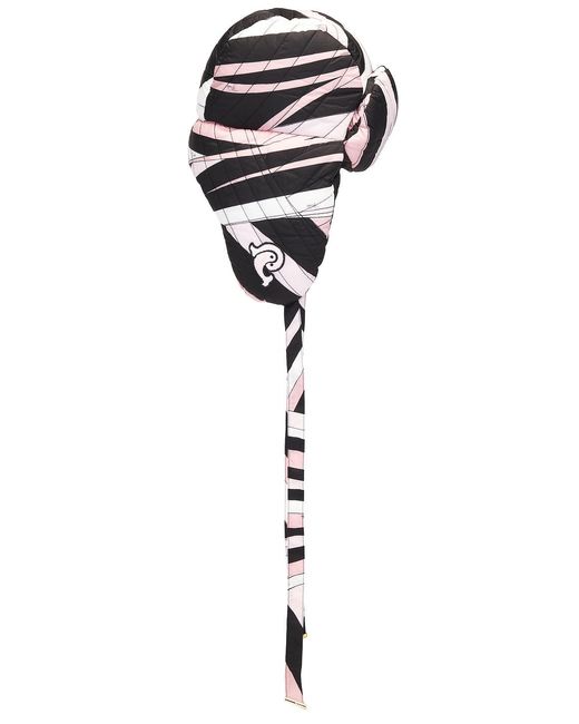 Emilio Pucci Black Chapka Hat