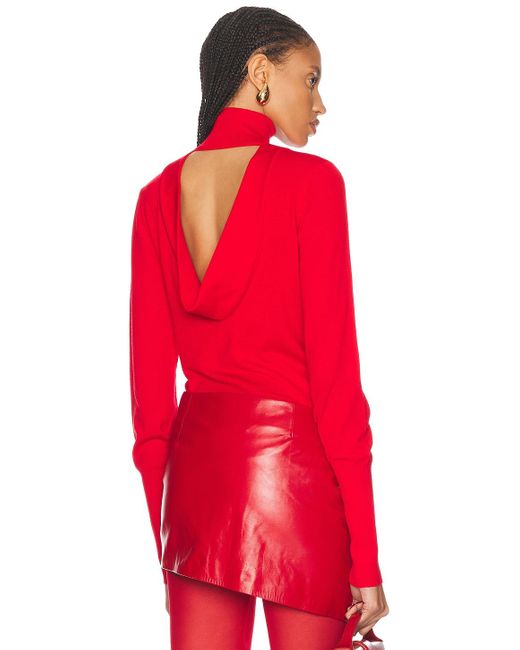 Givenchy Red Turtleneck Sweater