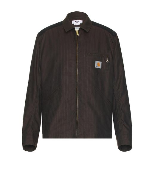 Junya Watanabe Black X Carhartt Polyester Oxford Jacket for men