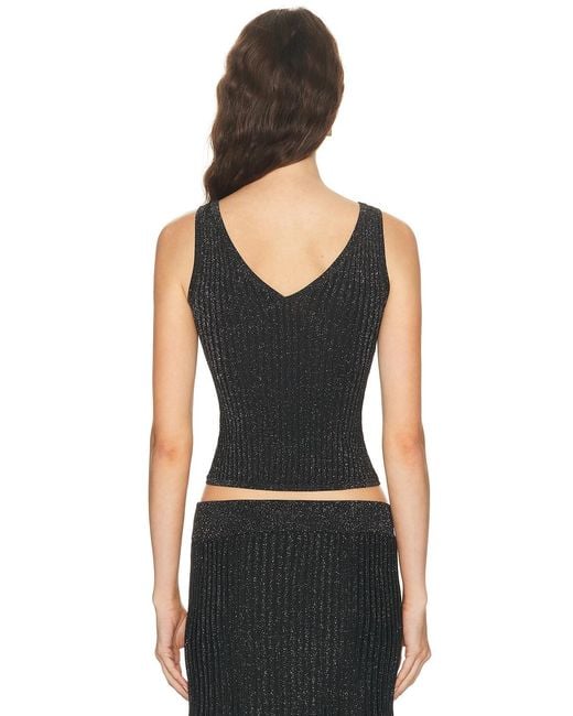 Solid & Striped Black The Tabitha Top