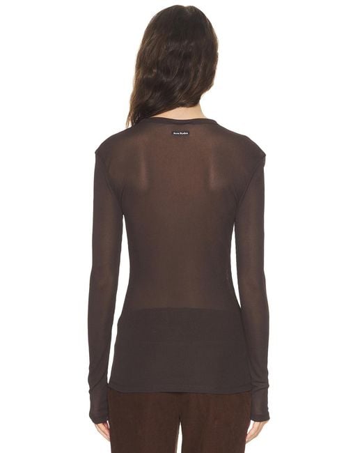 Acne Brown Ermana Top