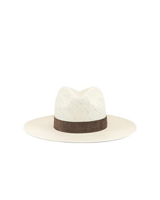 Janessa Leone White Marcell Packable Hat