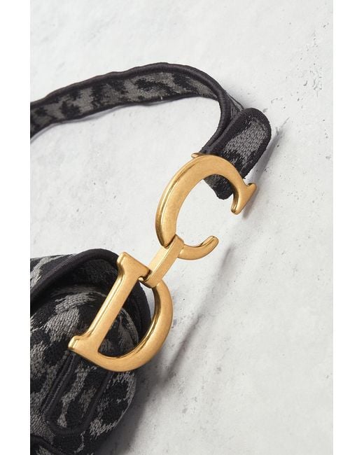Dior Black Saddle Bag