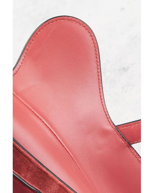 Dior Pink Mini Saddle Bag