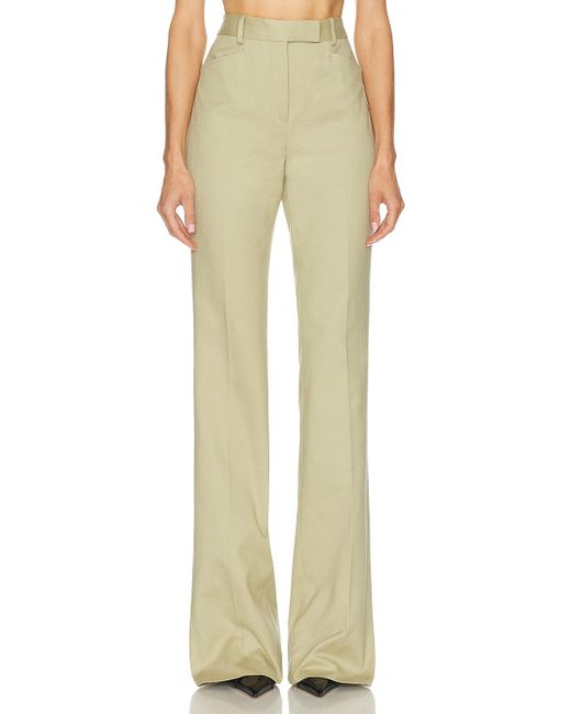 Tom Ford Yellow Tailored Wide Leg Pant