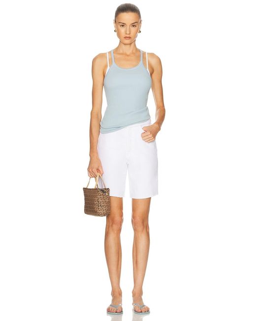 GRLFRND White Jules Bermuda