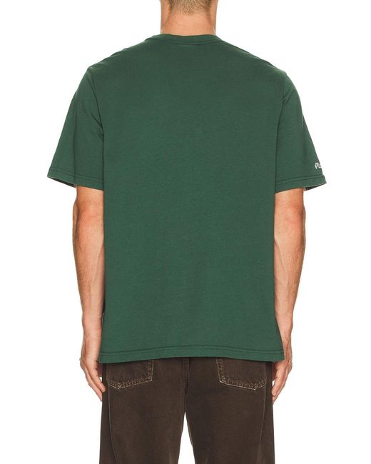 Malbon Men's Green Bermuda Tee