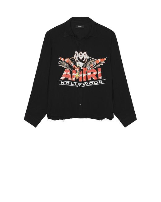 Amiri Black Ma Eagle Shirt for men