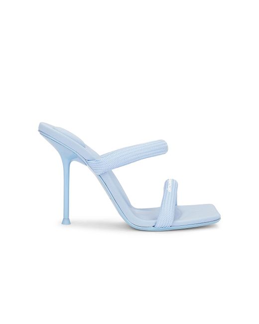 Alexander Wang Blue Julie Padded Slide Sandal