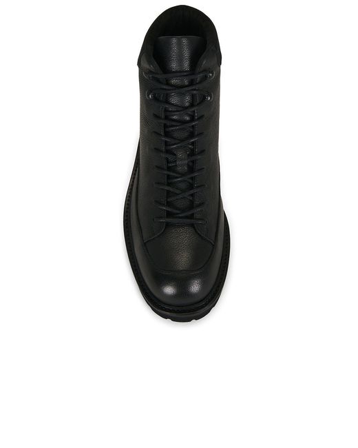 Common Projects Black Leather Hiker Boot Piuma for men