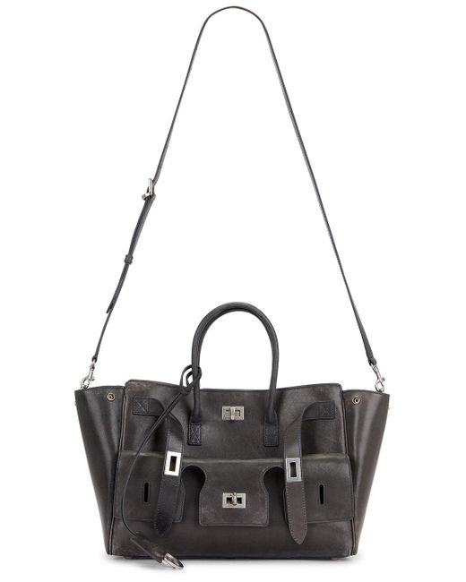 Balenciaga Black Bel Air Small Carry Bag