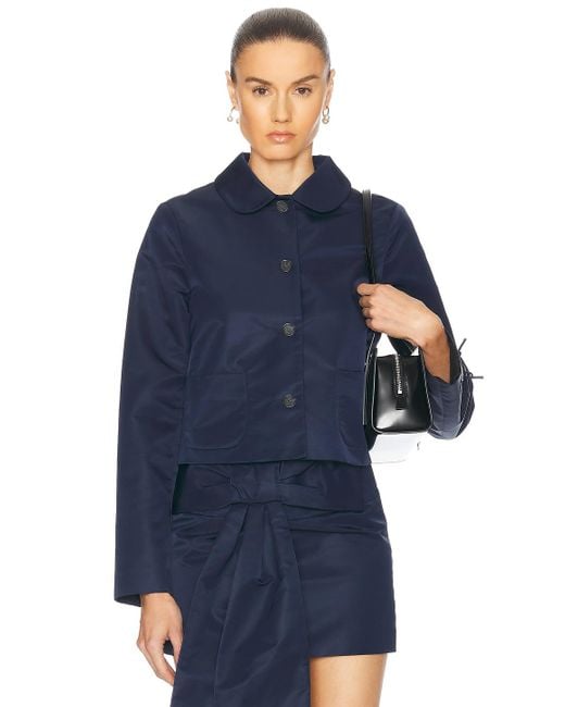 【関税込み】Sandy Liang ブルー Shelby ジャケット Sandy Liang Shelby Jacket in Blue | Lyst