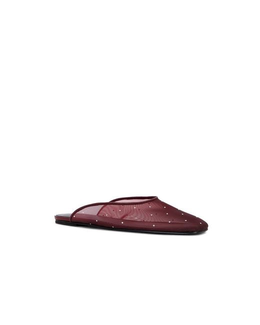 Magda Butrym Purple Flat Mule