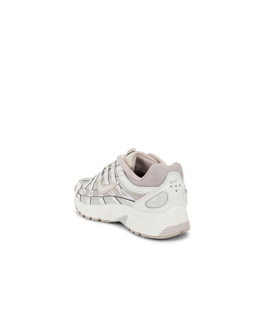 Nike White P-6000 Sneaker