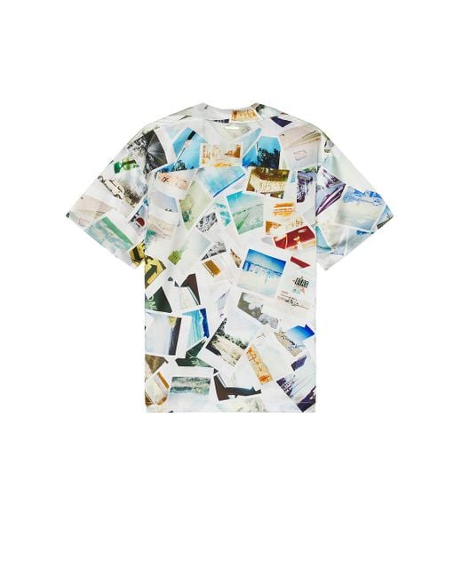RTA Multicolor Silk Print Short Sleeve Shirt for men