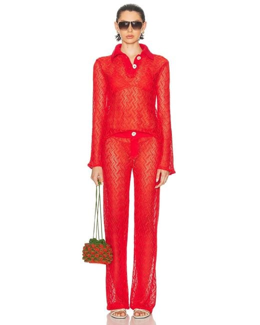 Eliou Red Andre Top