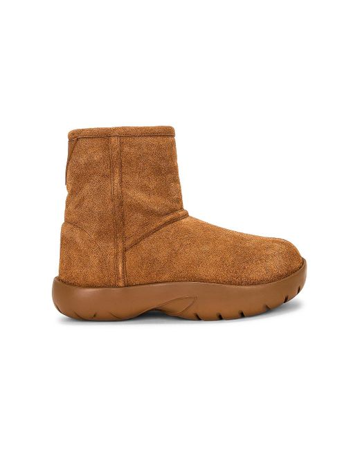 Bottega Veneta Brown Snap Ankle Boot