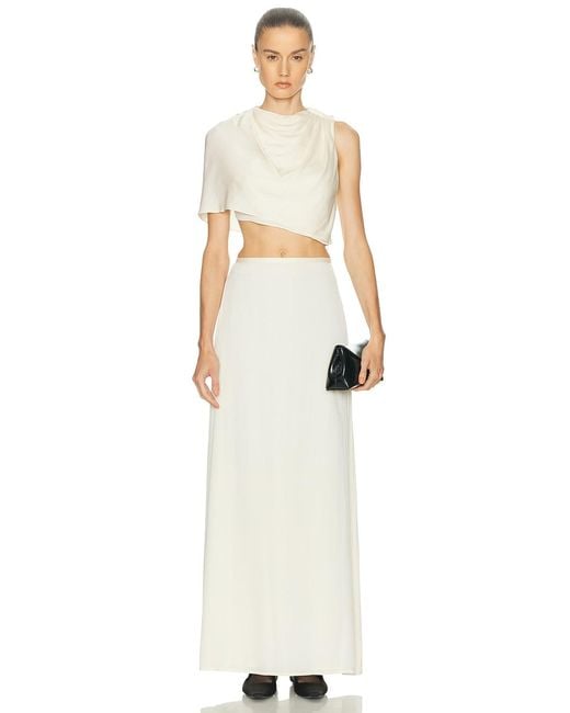 SRG White Rhea Top