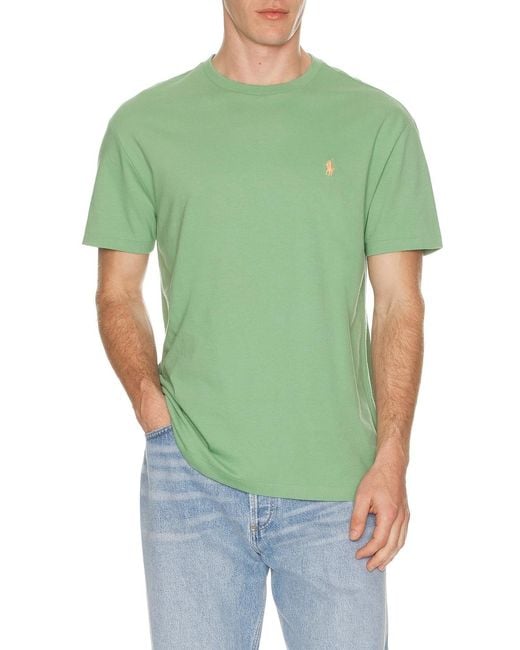 Polo Ralph Lauren Green Short Sleeve Crewneck T-Shirt for men