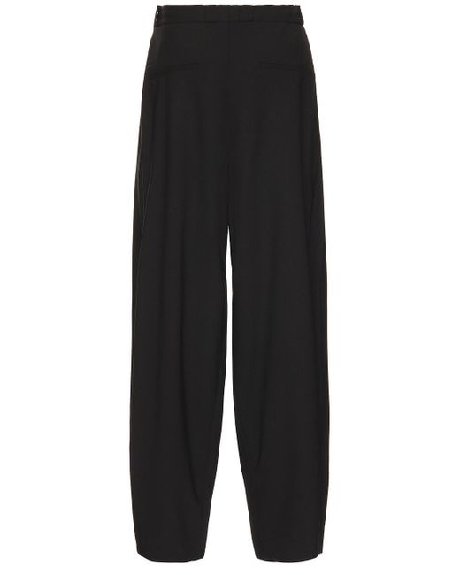 Willy Chavarria Black Drawstring Wool Cascada Pant for men