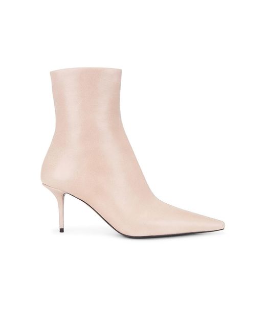 Saint Laurent White Ashley Boot