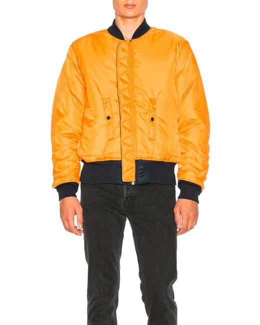 blue ma1 bomber jacket