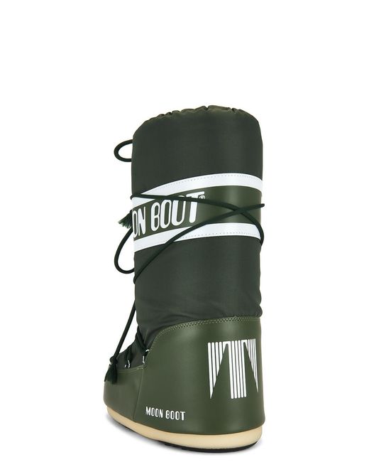 Moon Boot Green Icon Nylon Boot for men