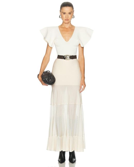 Altuzarra White Gorrell Skirt