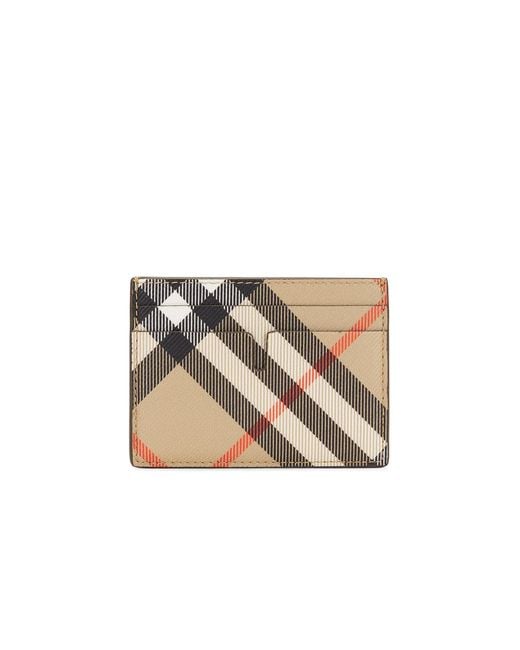 Burberry Natural Sandon Essentials Cardholder for men