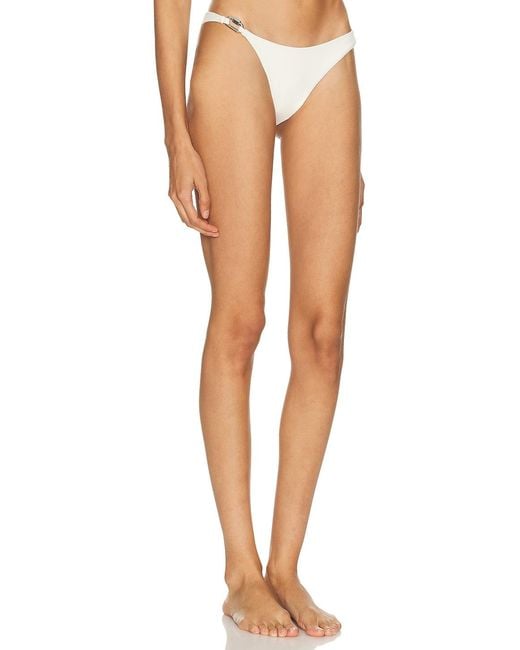 Ziah White Bravissimo Hardware Bikini Bottom