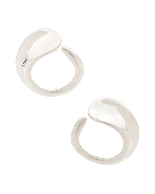 Agmes White Marta Earrings
